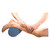 Lagerungsrolle Lagerungskissen Knierolle Fitnessrolle für Massageliege 10x50 cm, Taubenblau