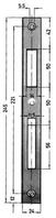 Schliessblech Nr 0129-03-24/245X24X2 mm verz