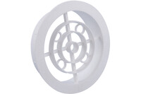 Nedco luchtrooster - rond - pvc - 120 mm