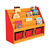 WISDOM MILAN TIERED BOOKCASE 3 RED