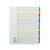 Concord Index A-Z A4 Extra Wide Multicoloured Mylar Tabs 07801/CS78