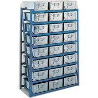 Tote pan racks 1040mm wide - pans included