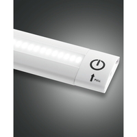 LED Lichtleiste / Unterbauleuchte GALWAY, 30cm, mit Touch-Dimmer, Linse 120°, weiß, 5W 3000K 630lm