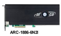 Raid Controller ARC-1886-6N2I 6x M.2 und 2-Port Tri Mode PCIe 4.0 x8 - Raid cont