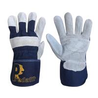 Standard Rigger Glove - Size 10 Blue/Grey Split Leather A - C Grade Standard Rigger Cut Resistant Glove (Pair)