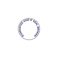 Guarantee Void Labels, Blue Tamper Proof, 19mm Circles, Pack Of 90