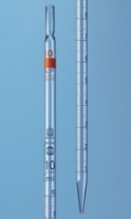 1.0ml Graduated pipettes total delivery AR-glas® class AS blue graduation type 2