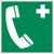 Rettungszeichen "Notruftelefon" [E004], Kunststoff (1 mm), 200 x 200 x 1 mm, 150 / 22 mcd langnachleuchtend, LimarLite®, ASR A1.3 / ISO 7010