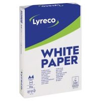 Lyreco irodai papír, A4, 80 g/m², feher, 5 x 500 lap
