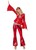 Disfraz de Disco Rojo para mujer M/L