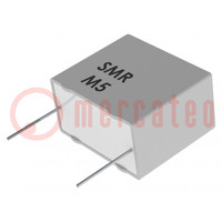 Condensateur: PPS métallisé; SMR; 1nF; 7,2x2,5x6,5mm; THT; ±5%; 5mm
