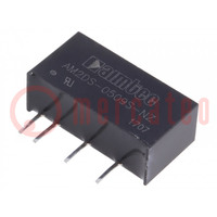 Converter: DC/DC; 2W; Uin: 4.5÷5.5V; Uout: 9VDC; Iout: 222mA; SIP7