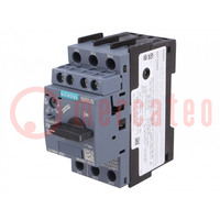 Motor breaker; 1.5kW; NO + NC; 220÷690VAC; for DIN rail mounting