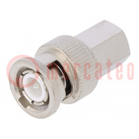 Adapter; BNC male,FME male; straight