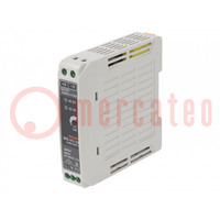 Power supply: switching; for DIN rail; 15.6W; 24VDC; 650mA; IP20