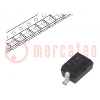 Diode: switching; SMD; 100V; 250mA; 4ns; SOD323; Ufmax: 1.25V; 400mW