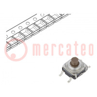 Microswitch TACT; SPST-NO; Pos: 2; 0.05A/32VDC; SMT; none; 5.6mm