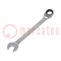 Wrench; combination spanner; 16mm; chromium plated steel