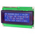 Display: LCD; alphanumeric; STN Negative; 20x4; blue; 98x60mm; LED