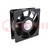 Ventilateur: AC; axial; 230VAC; 135x135x38mm; 235m3/h; 46dBA; noir