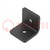 Angle bracket; for profiles; W: 30mm; H: 30mm; L: 30mm; steel; black