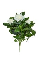 Artificial Silk Gardenia - 40cm, Cream