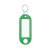 Schlüsselanhänger mit S-Haken 10er Pack Version: 05 - grün