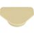 Produktbild zu Placca di copertura per fondello cerniera, sup. cop. ø 35 mm, plastica beige