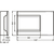 Skizze zu CAMAR 807XL takarósapka szekrényfelfüggesztőhöz, fehér műanyag