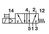 Schaltzeichen für SXE9573-A71-00K ISO-Ventil