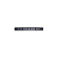 GRILLE PLATE APP H 30 488 3 475MM NOIR - RENSON - 48838