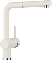 MITIGEUR D'ÉVIER AVEC BEC EXTRACTIBLE, BLANC DOUX BLANCO 526959