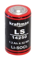 KRAFTMAX LS14250 - BATERÍA DE LITIO (3,6 V, 3,6 V, 1200 MAH)