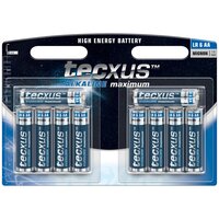 tecxus Alkaline Mignon, AA, LR6 Batterie im 10er Pack