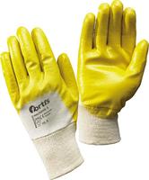 Handschuh MechanicL, Nitril, leicht, Größe 7, gelb, FORTIS