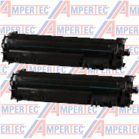 2 Ampertec Toner ersetzt HP CE505XD 05X schwarz