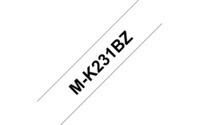 M-Schriftbandkassetten M-K231,schwarz auf weiß