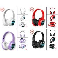 ROYMART AURICULARES CON LUZ LED BLUETOOTH 5.0 C/SURTIDOS