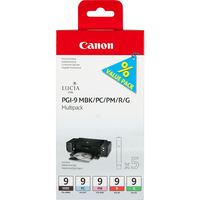 Canon 1033B013 cartucho de tinta 5 pieza(s) Original Rendimiento estándar Verde, Negro mate, Fotos cian, Foto magenta, Rojo