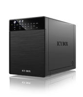 ICY BOX IB-RD3640SU3 HDD ház Fekete 3.5"