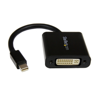 StarTech.com Mini DisplayPort to DVI Adapter - Mini DP to DVI-D Converter - 1080p Video - mDP or Thunderbolt 1/2 Mac/PC to DVI Monitor - Compact mDP 1.2 to DVI Single-Link Adapt...