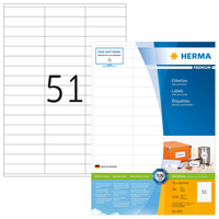 HERMA Etiketten Premium A4 70x16.9 mm weiß Papier matt 10200 St.
