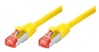 Tecline 1m Cat6 S/FTP Netzwerkkabel Gelb S/FTP (S-STP)