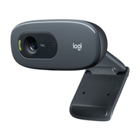 Logitech C270 Webcam HD, HD 720p/30fps, Videochiamate HD Widescreen, Correzione Automatica ‎Luminosità, Microfono Riduzione del Rumore, Skype, FaceTime, Hangouts, ‎WebEx,PC/Mac/...