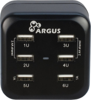 Inter-Tech Argus LS-6US USB Nero Interno