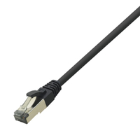 LogiLink CQ8023S networking cable Black 0.5 m Cat8.1