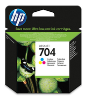 HP 704 Tri-color Original Ink Advantage Cartridge