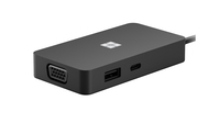 Microsoft USB-C Travel Hub Black video digitalizáló adapter Fekete