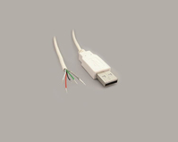 BKL Electronic 10080110 USB Kabel 1,8 m USB 2.0 USB A Weiß