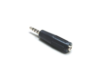 BKL Electronic 1102054 zmieniacz płci / kabli Jack plug 3.5 mm 4-pin Jack coupling 3.5 mm stereo Czarny